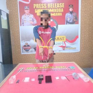 Polres Sumbawa Ungkap Jaringan Narkoba di Moyo Hilir, Dua TKP Digeledah dan Amankan 8,46 Gram Sabu