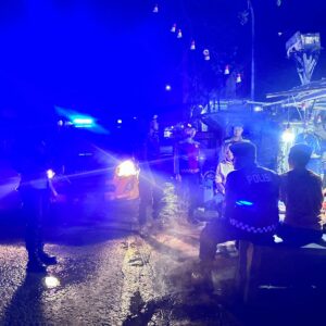 Unit Turjawali Sat Samapta Polres Bima Kota Laksanakan Patroli Blue Light di Wilayah Hukum Bima Kota