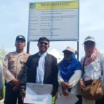 Bhabinkamtibmas dan Dinas Pertanian Bersinergi Bangun Irigasi untuk Petani