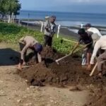 Sinergi Polisi dan Masyarakat, Pantai Dusun Sigi Bersih dan Tertata Berkat Gotong Royong