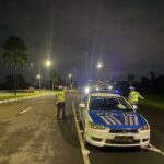 Patroli Malam Satlantas Lombok Barat di Jalur Bypass BIL 2