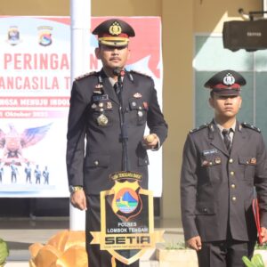 Polres Lombok Tengah Gelar Upacara Peringatan Hari Kesaktian Pancasila, Kapolres: Jaga Keutuhan Pancasila dan NKRI