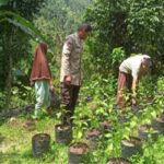 Polri dan Warga Senggigi Sinergi Perkuat Ketahanan Pangan