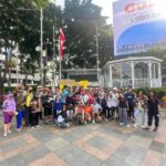 Musik Orkes Melayu Gerobak Dorong Meriahkan CFD Bundaran HI, Polwan Sampaikan Imbauan Humanis