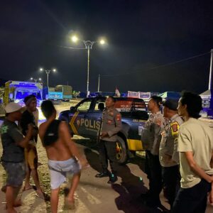 Patroli Blue Light Polsek Rasanae Barat, Cegah dan Tangkal Potensi Gangguan Kamtibmas di Wilayah Hukum Polres Bima Kota