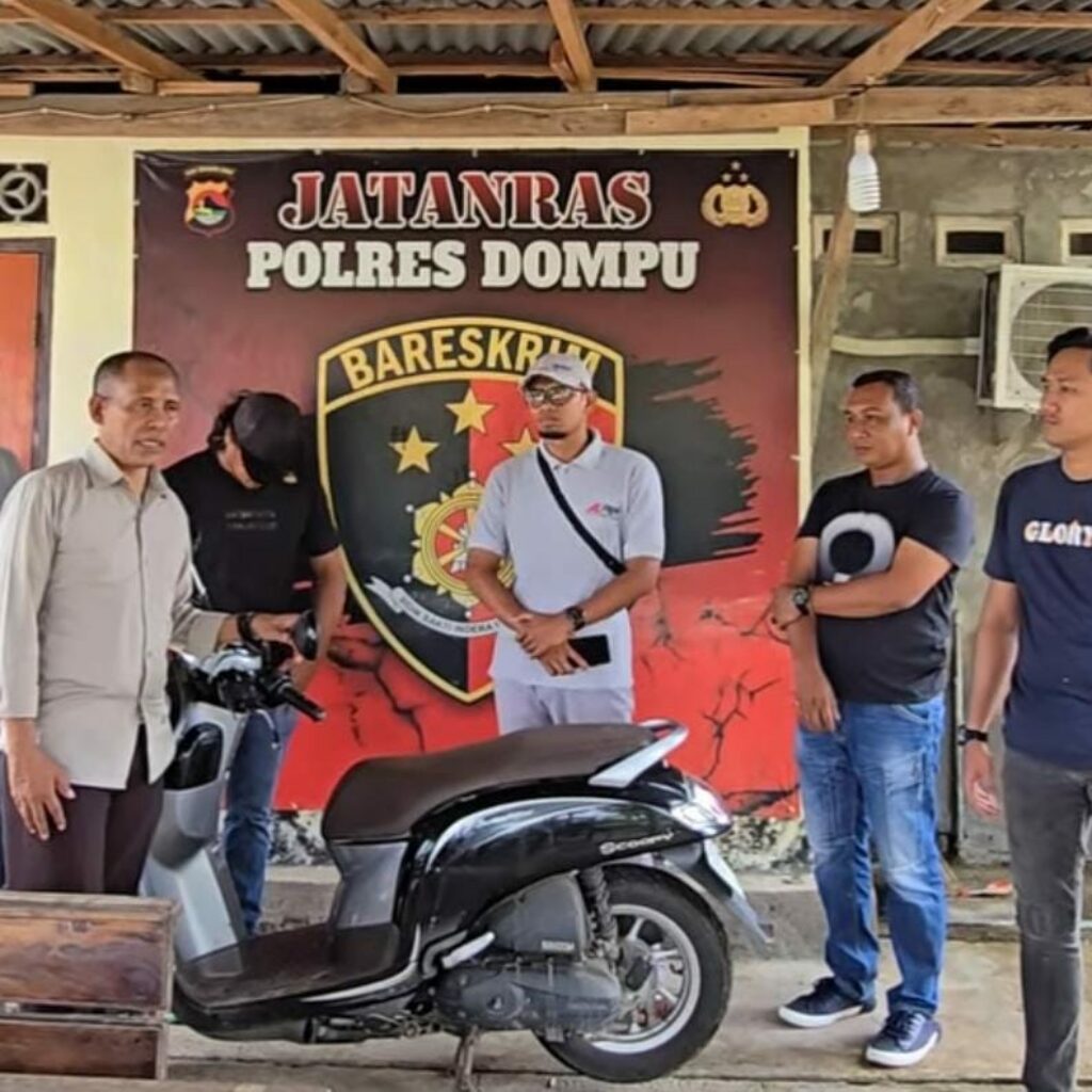 TIM JATANRAS POLRES DOMPU BERHASIL AMANKAN MOTOR HASIL CURIAN DI WILAYAH BIMA