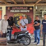 TIM JATANRAS POLRES DOMPU BERHASIL AMANKAN MOTOR HASIL CURIAN DI WILAYAH BIMA