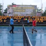 Kapolres Bima Kota Resmi Membuka Opening Ceremony – Tatag Trawang Tungga Tennis Tournament 2025