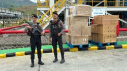 Unit Obvit Sat Samapta Polres Bima Kota Gelar Pengamanan dan Patroli di Area Objek Vital PLTMG Bonto Bima