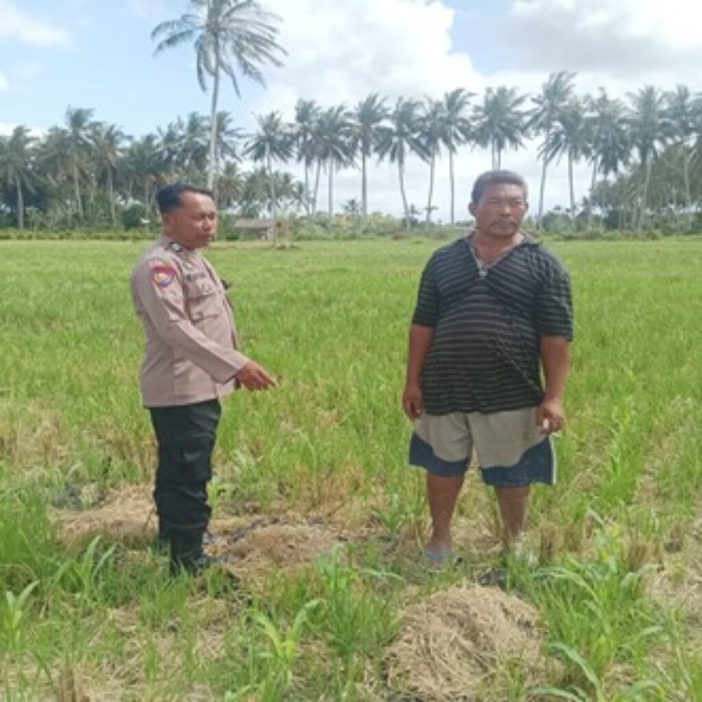 Bhabinkamtibmas Gerung Ajak Warga Manfaatkan Lahan Kosong