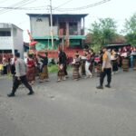 Jamin Ketertiban Arus Lalu Lintas, Polsek Sumbawa Amankan Prosesi Nyongkolan di Brang Biji