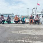Polsek Kawasan Pelabuhan Laut Bima Laksanakan Patroli Rutin, Tegaskan Imbauan Kamtibmas