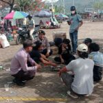 Polsek Kawasan Pelabuhan Laut Bima Laksanakan Patroli Rutin, Sampaikan Himbauan Kamtibmas