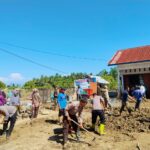 Polri dan Warga Bersinergi Pulihkan Pascabanjir di Pidie Jaya